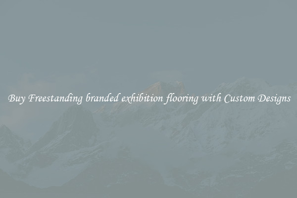 Buy Freestanding branded exhibition flooring with Custom Designs