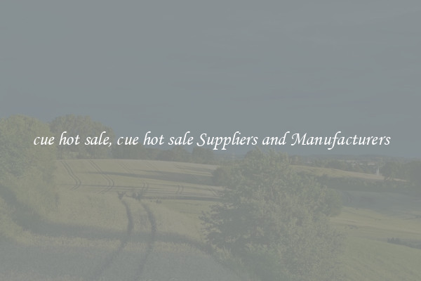 cue hot sale, cue hot sale Suppliers and Manufacturers