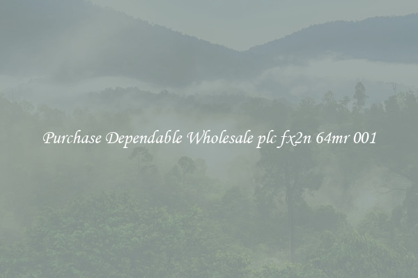Purchase Dependable Wholesale plc fx2n 64mr 001